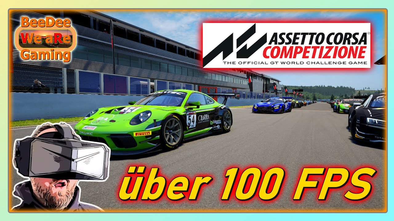 &Uuml;ber 100 FPS in Assetto Corsa Competizione in VR / Tutorial f&uuml;r Open Composite und OpenXR Toolkit