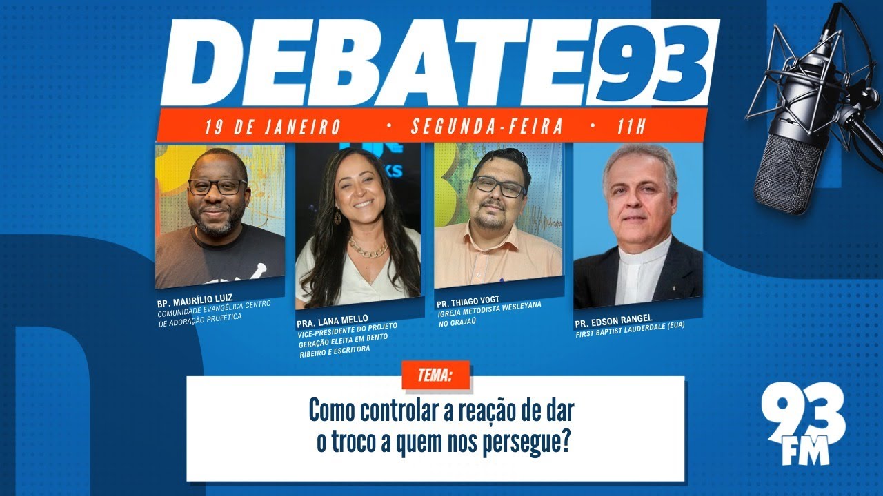 Dar o Troco - Como controlar a reação de dar o troco à quem nos persegue? - Debate 93 - 19/01/2026