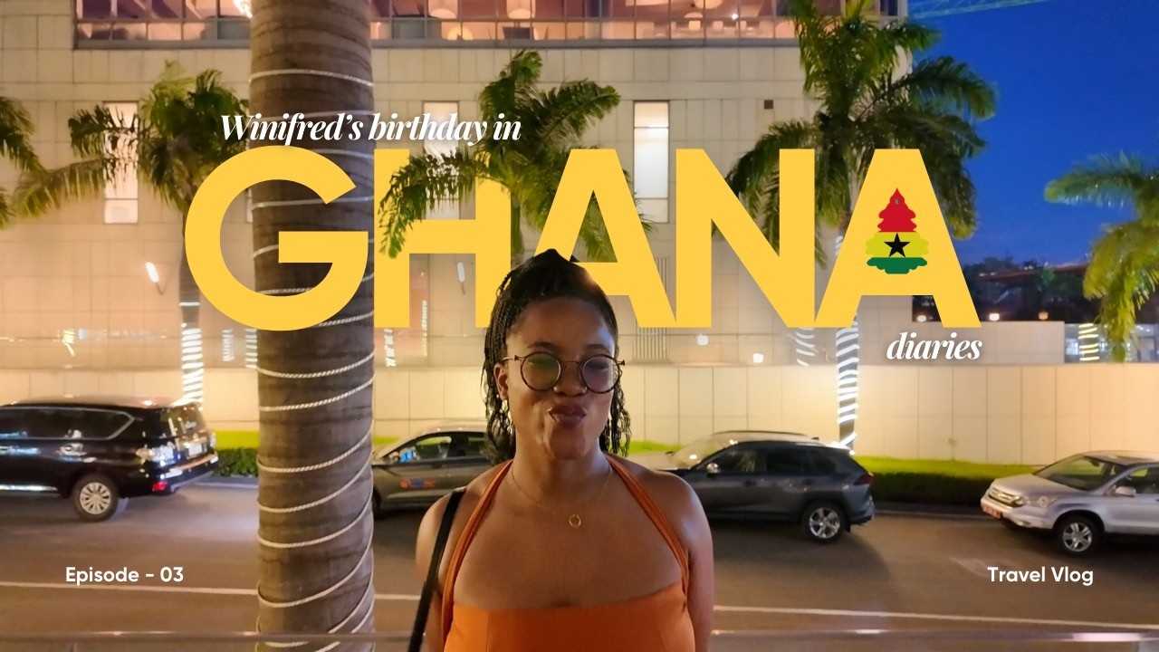 TRAVEL VLOG: I SPENT 2 WEEKS IN GHANA 🇬🇭 | TRYING GHANIAN JOLLOF + WAKYE + SHOPPING AT ORCA + MORE