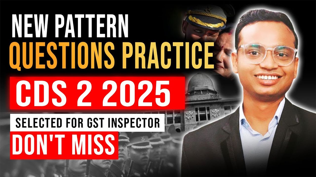 English New Pattern Questions Practice for UPSC CDS 2 2025