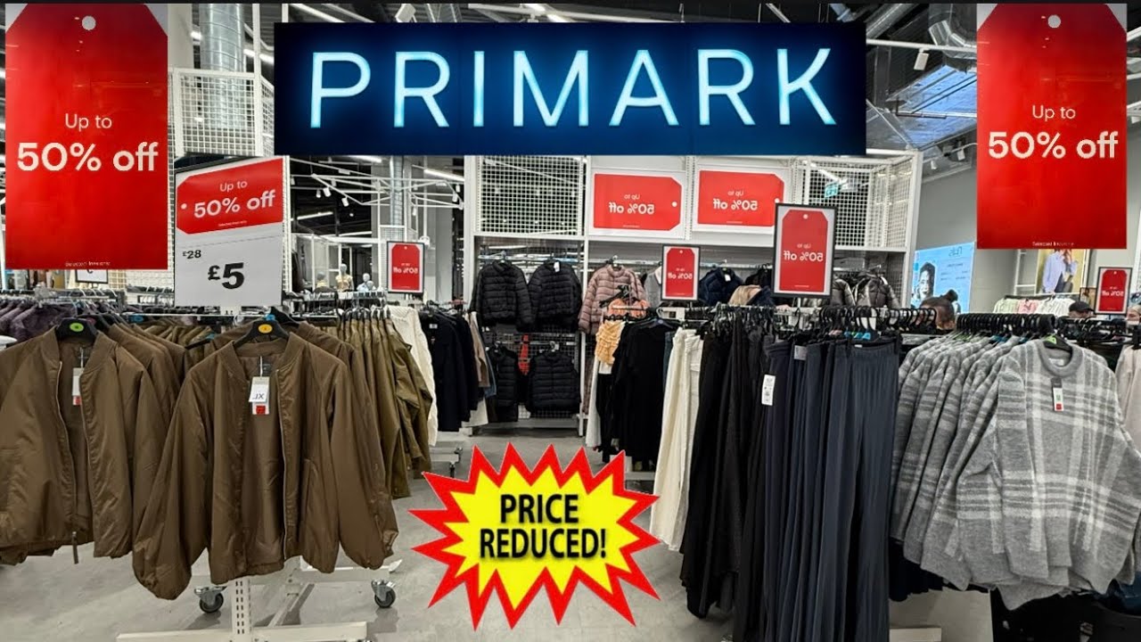 Primark up to 50 Off sale 2026 .Best price . Price Reduced . Full Walking Tour 2025 .