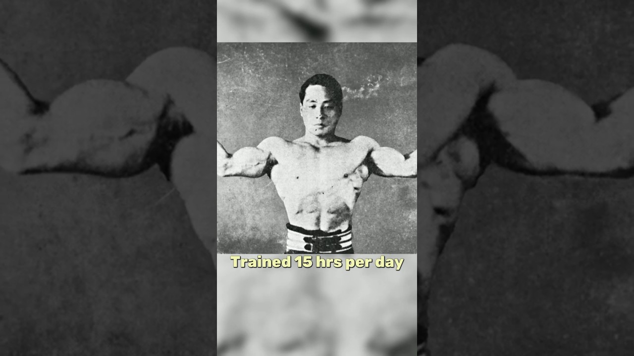 Japan's first bodybuilder was OBSESSED