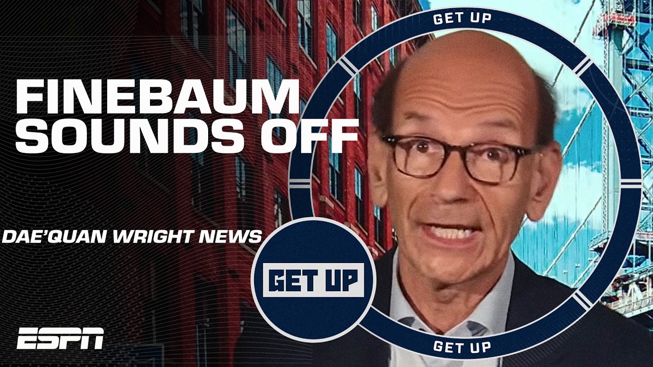 'College football has officially plunged into the abyss' 😮 Finebaum on Dae'Quan Wright news | Get Up