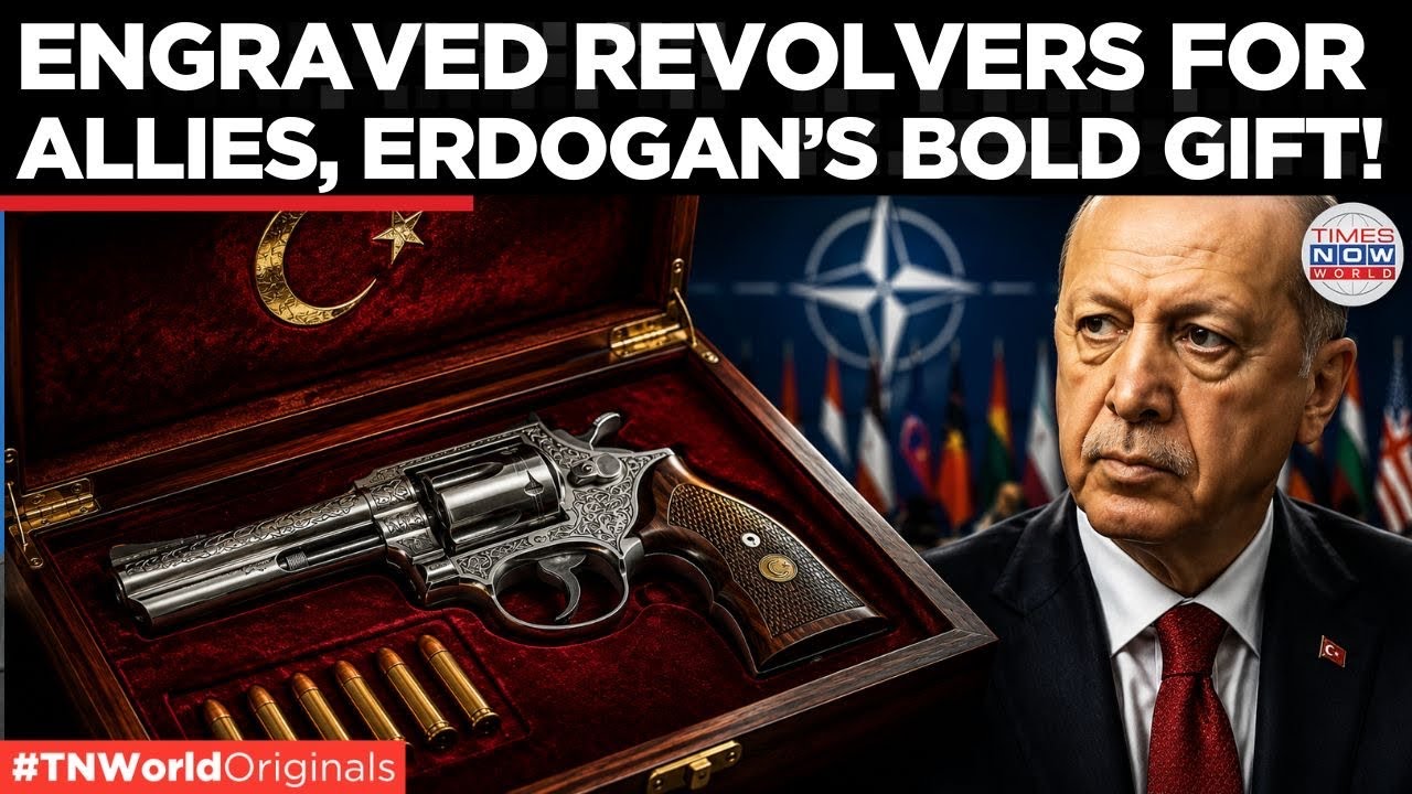 ERDO&rsquo;GUN&rsquo;: Turkish President Gifts Custom Made Engraved Revolver & Live Ammo To NATO Leaders