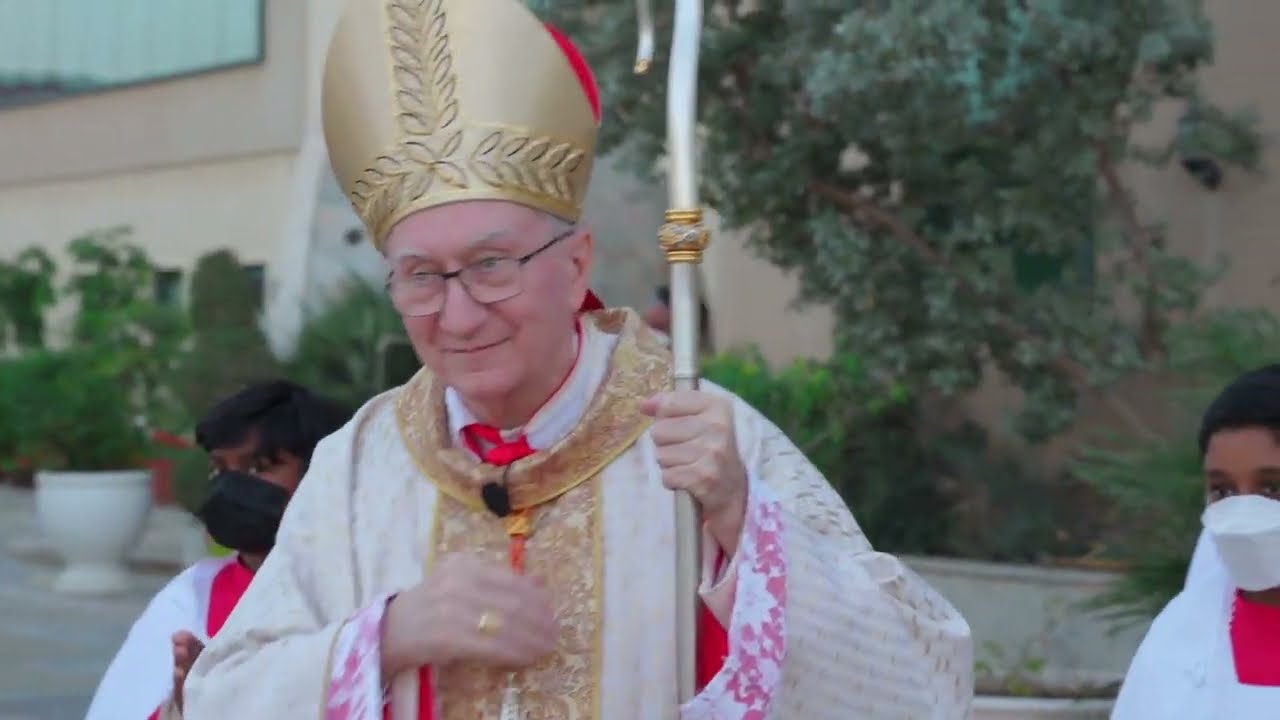 Highlights: Visit of Cardinal Parolin to St. Joseph's Cathedral Abu Dhabi