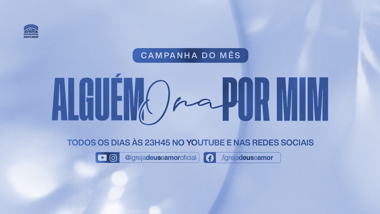 Oração da Meia-Noite | Alguém ora por mim | IPDA AO VIVO | 11/03/2026