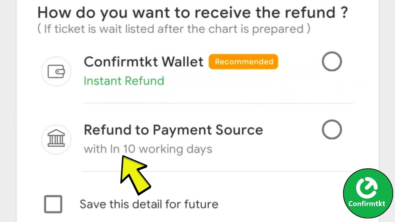 How to Get Instant Refund in UPI Account from Confirmtkt After Waitlisted Ticket Cancel