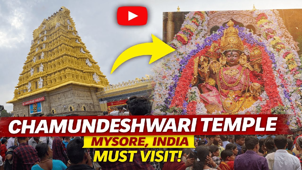 Chamundeshwari Temple Experience ❤️🙏| Crowds Outside… Peace Inside 😌✨ | Couple Vlog 👩‍❤️‍👨