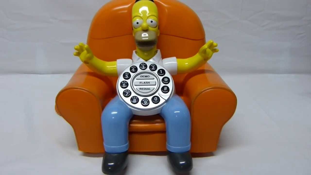 Homer Simpson Animated Phone
