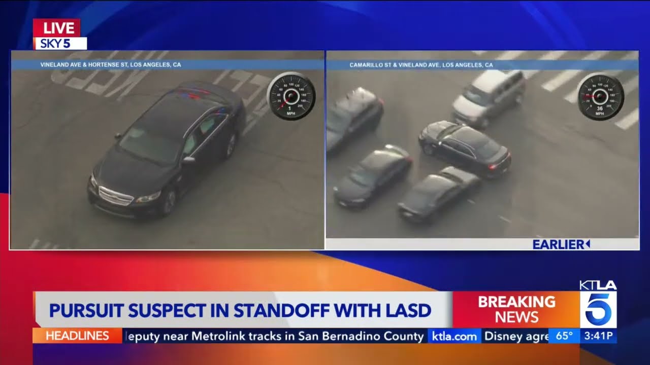 LIVE: Deputies pursue reckless DUI suspect in L.A. County
