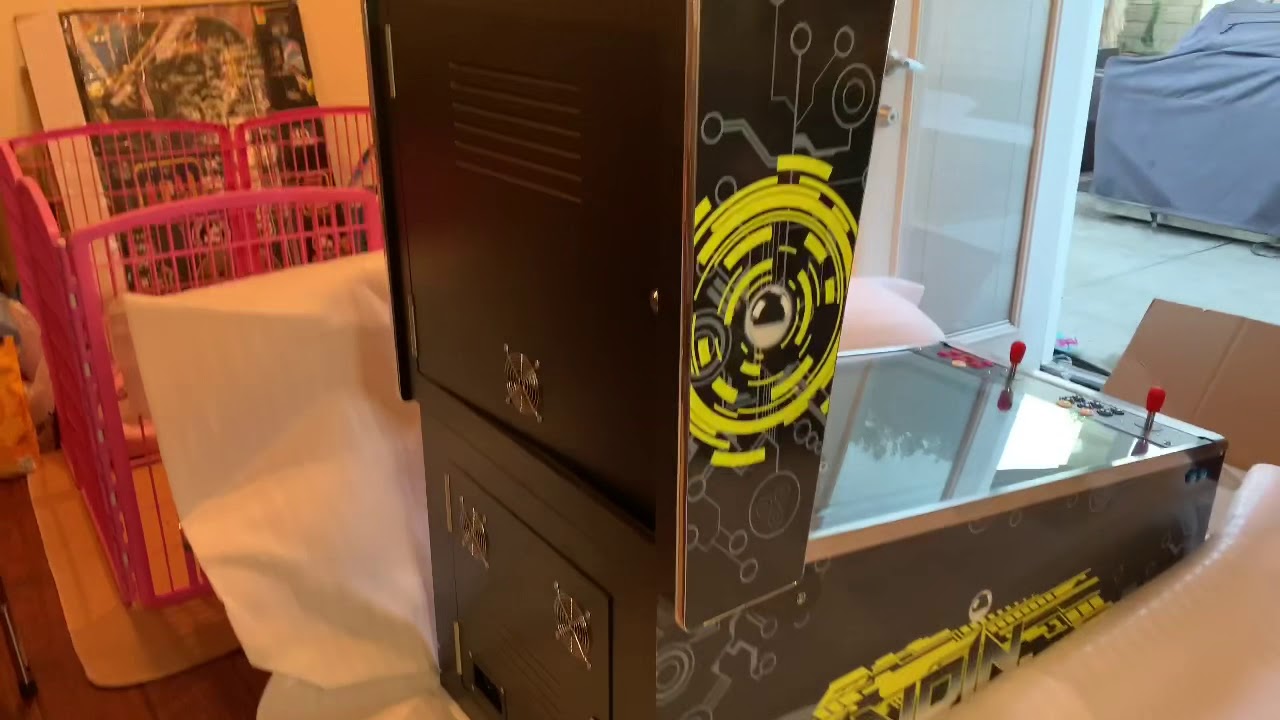 Unboxing virtual pinball machine all in one