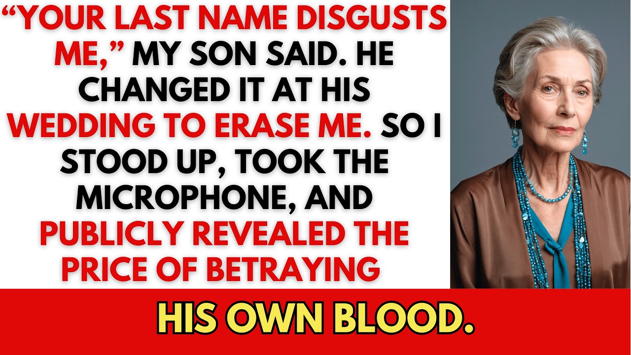 My Son Said My Last Name Disgusted Him And Changed It… So I Revealed What He Lost Publicly...