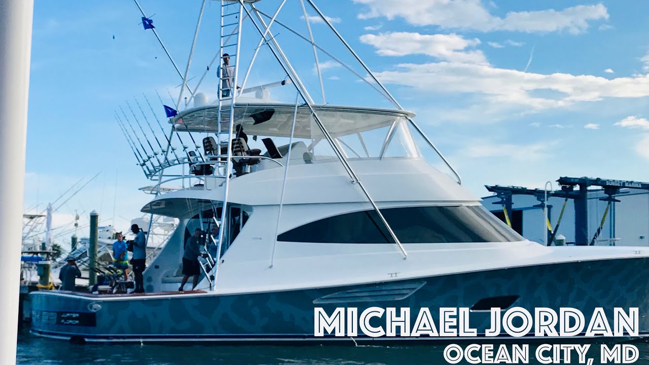 MICHAEL JORDAN Fishing in Ocean City, MD {47th White Marlin Open}