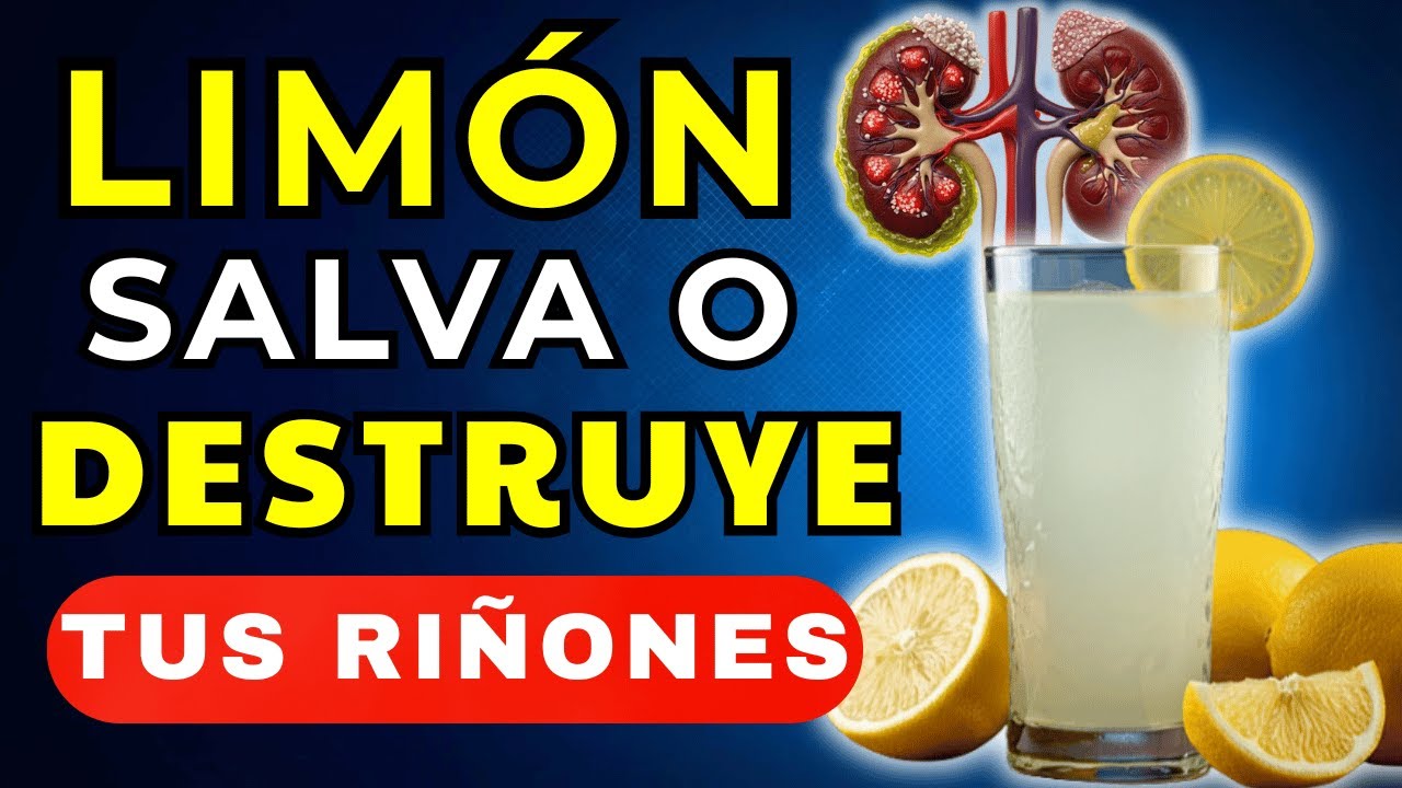 Agua con LIMÓN para BAJAR CREATININA: Protege o Destruye tus Riñones