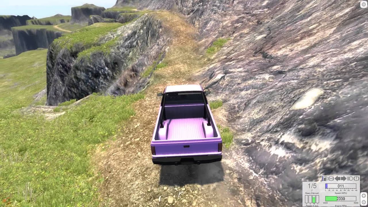 BeamNG.drive - Going Down Leap of Death's Trail