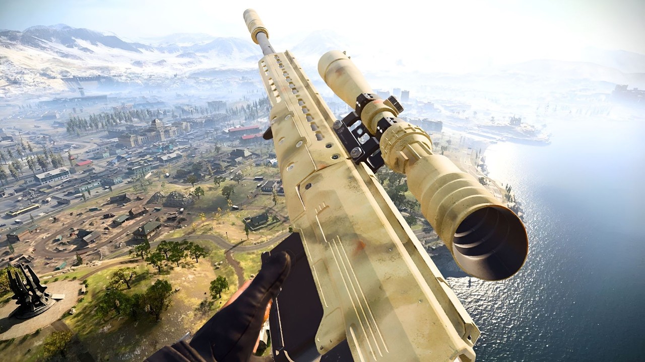 Warzone Solo Gameplay with HDR Sniper - No Commentary
