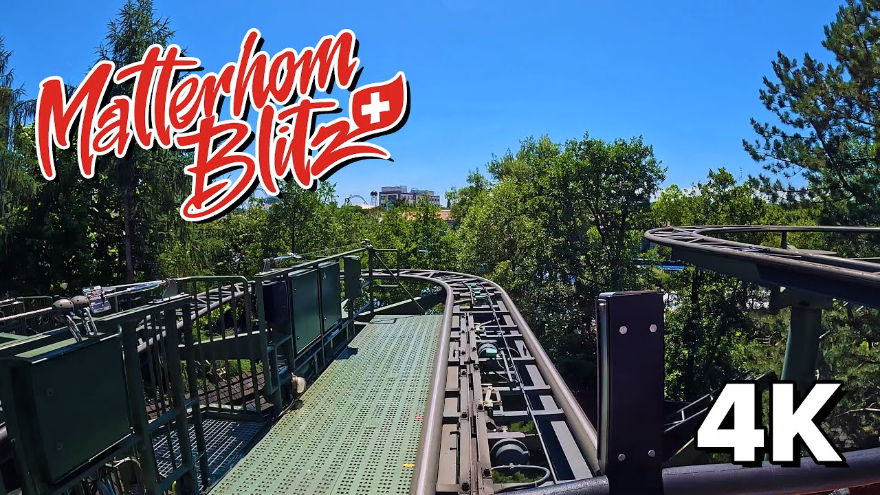 POV: Matterhorn Blitz (Front Row) at Europa-Park 2025 4K 30FPS | #europapark #matterhornblitz