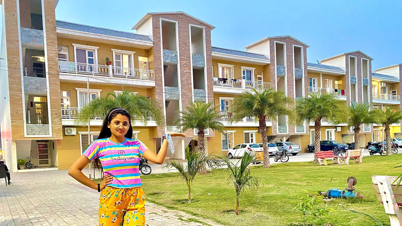 chandigarh university k pass my new flat sirf ₹3500 main😱😳 #dailyvlogs #govirel #new #flat #punjab