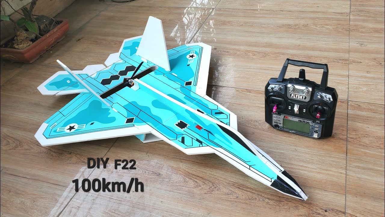 Hướng dẫn chi tiết Ráp Máy Bay F22 điều khiển từ xa - Đồ chơi RC