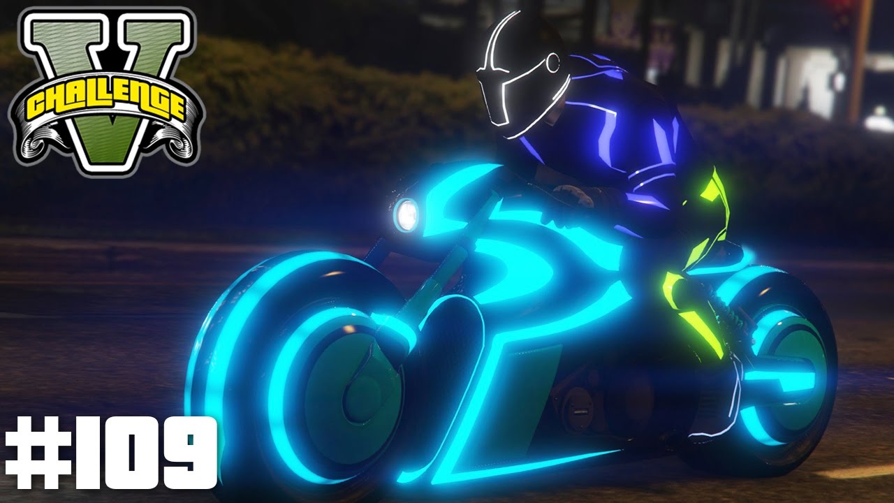 TRON BIKE KAMPF - WIR TESTEN DEN NEUEN SPIELMODUS! | GTA 5 CHALLENGES