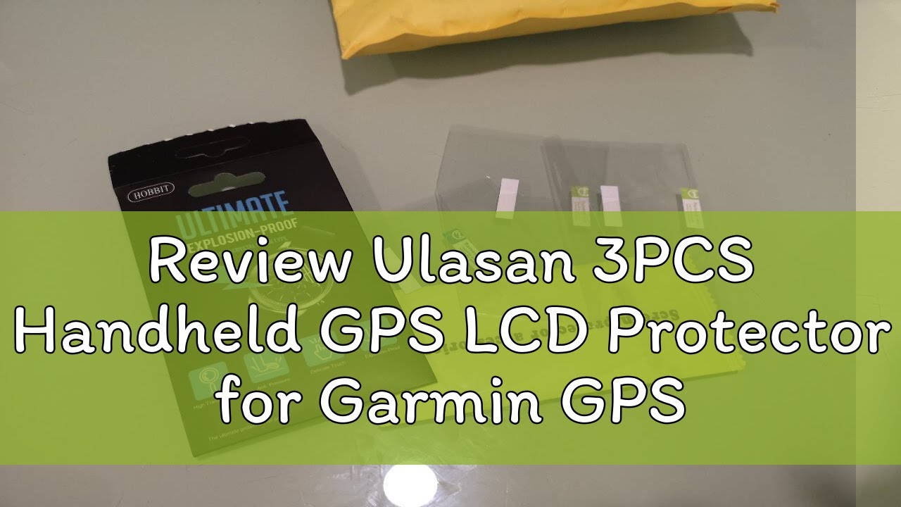 Review Ulasan 3PCS Handheld GPS LCD Protector for Garmin GPSMAP 62 62s 62sc 63 63sc 66st 64 64st Cl