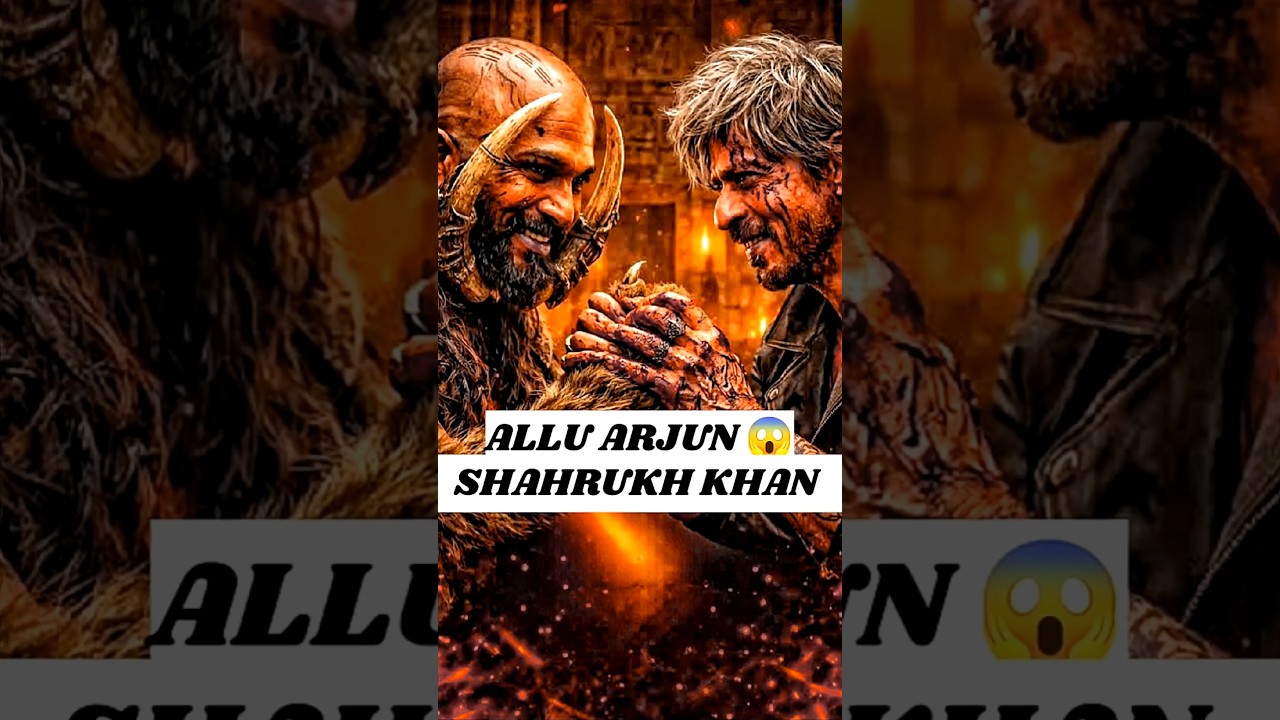 Raaka : Allu Arjun X Shahrukh Khan cameo 🔥 Atlee film #shorts #bollywood