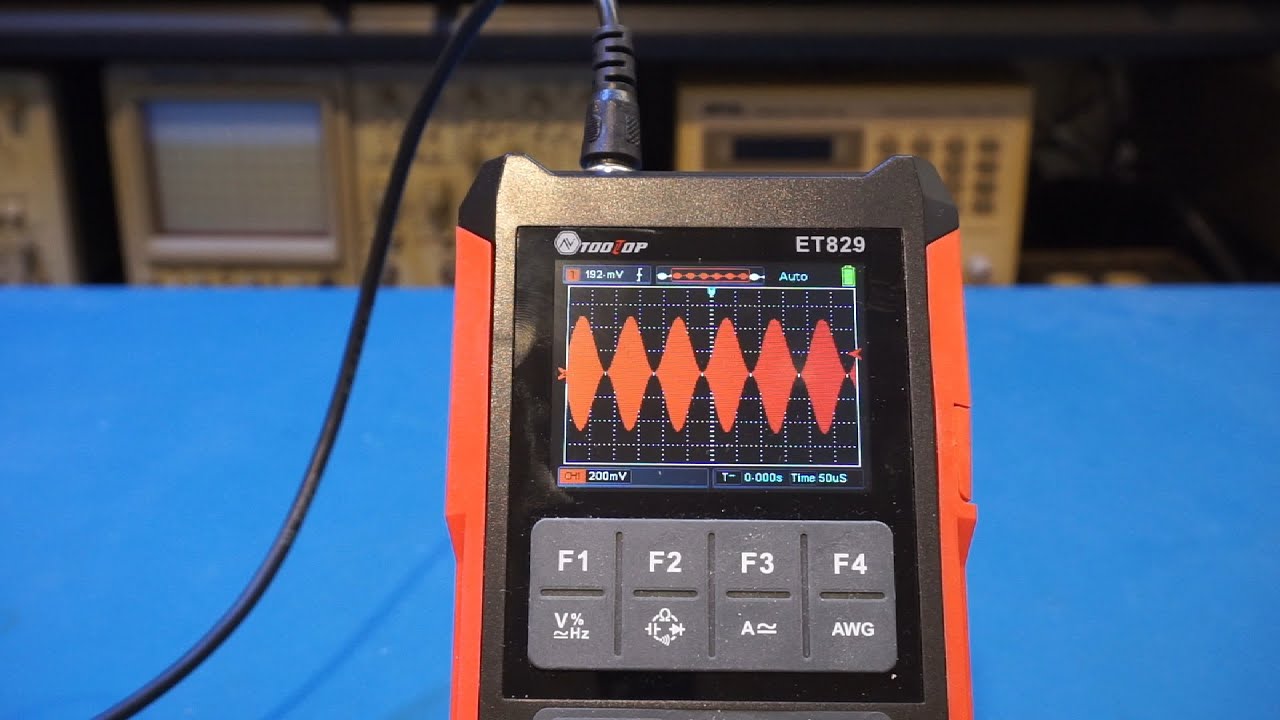 ToolTop ET829 3 in 1 Oscilloscope/DMM/AWG Review