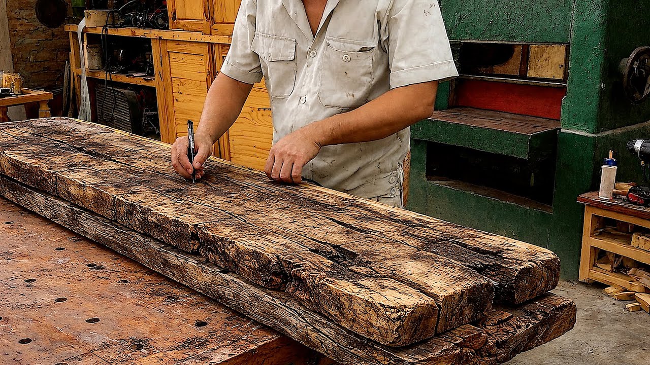 Breathing Life into Nature: When Ugly, Rotten Pieces of Wood Become Treasures for Carpenters