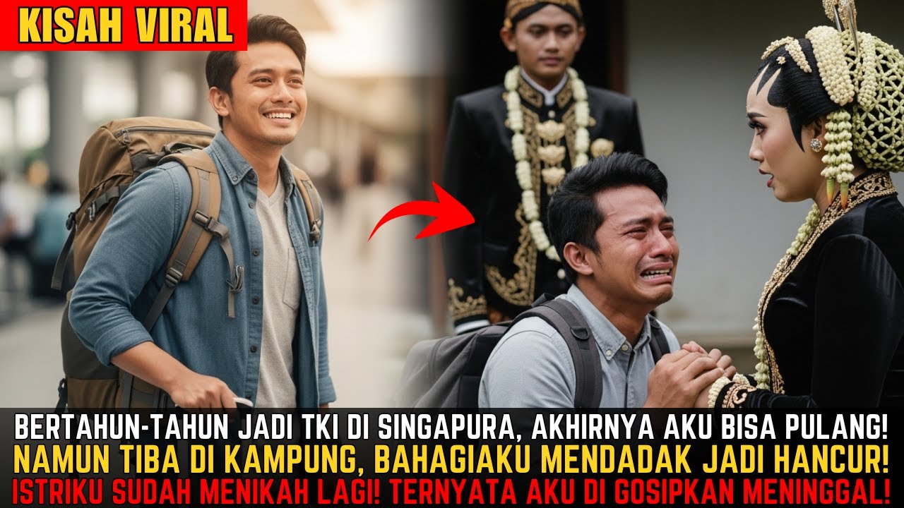 BERTAHUN-TAHUN AKU DI SINGAPURA JADI TKI UNTUK ANAK ISTRI, PAS PULANG MENDAPATI ISTRIKU MENIKAH LAGI