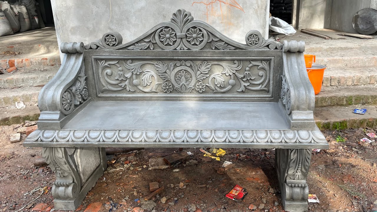 #Art213 Luxury Garden Bench | Handmade Carving Work