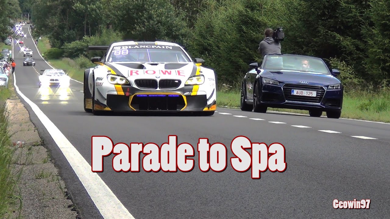 24H Of Spa 2016 Parade [GT3 On Public Roads]