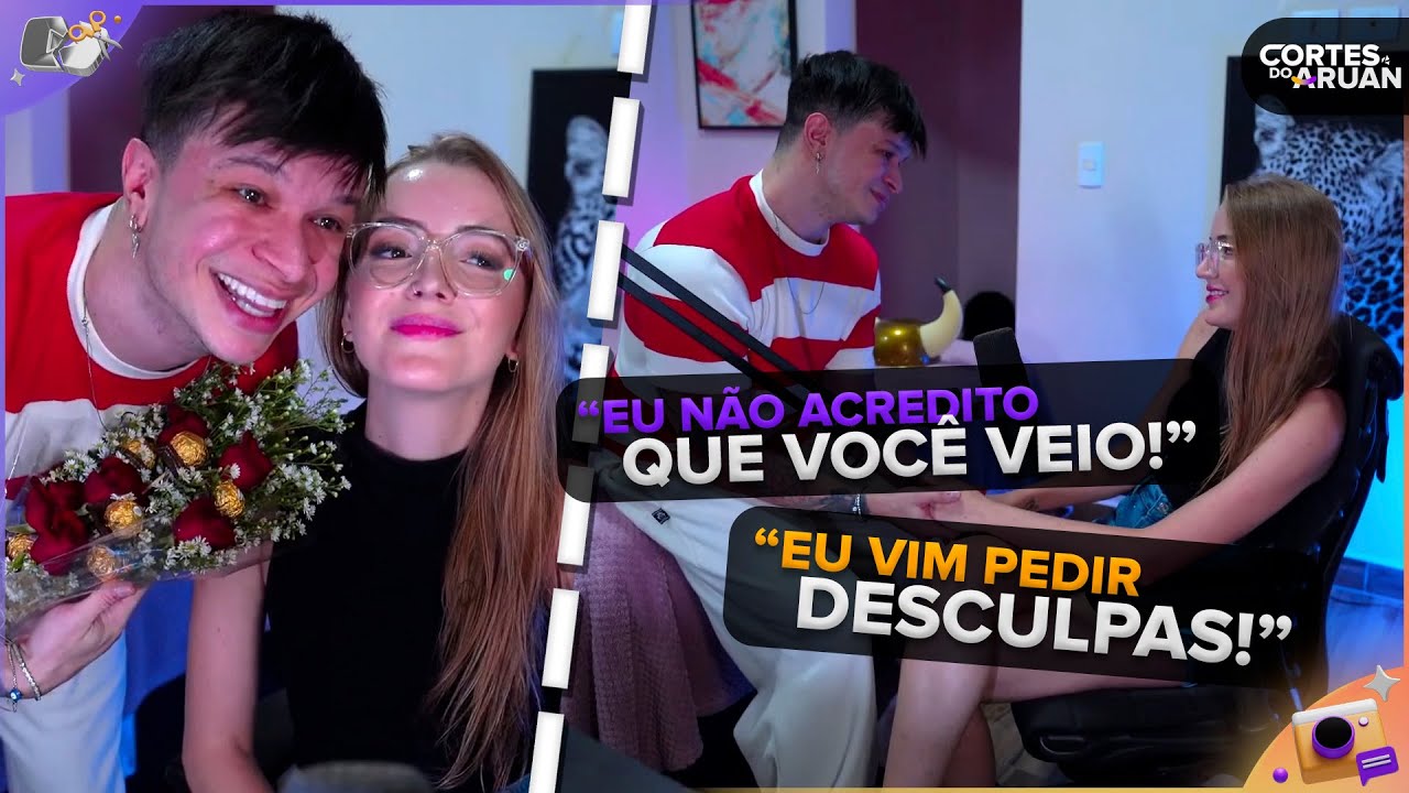 🚨💞 A KAROL KAVIC FOI NA CASA DO ARUAN PARA PEDIR DESCULPAS AO VIVO! - Cortes do Aruan
