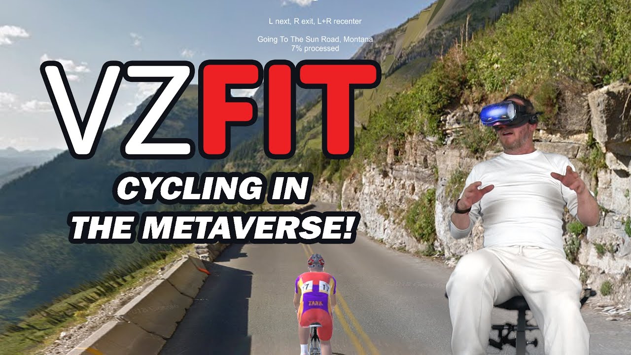 Обзор VZfit — приложение Oculus Quest Cycling (VR Cycling)