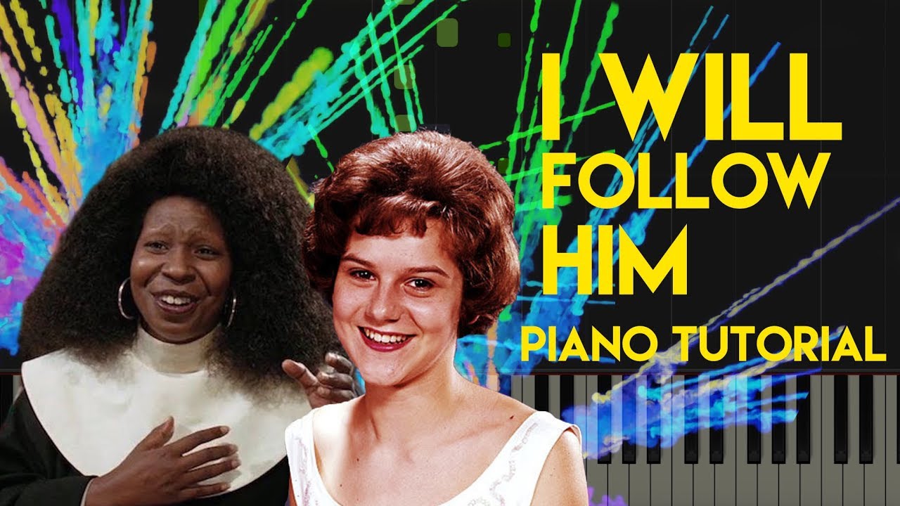 Little Peggy March I will follow Him (Sister Act) | Piano tutorial