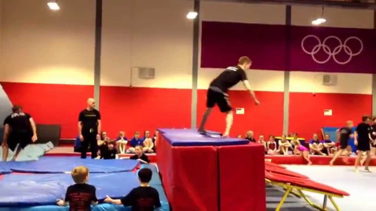 Bangor gymnastics club boys display team
