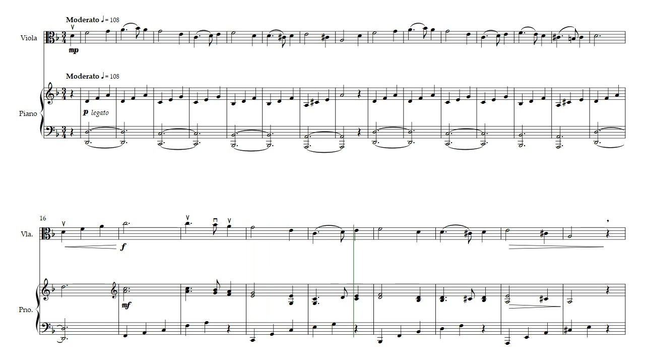 Greensleeves | Viola & Piano