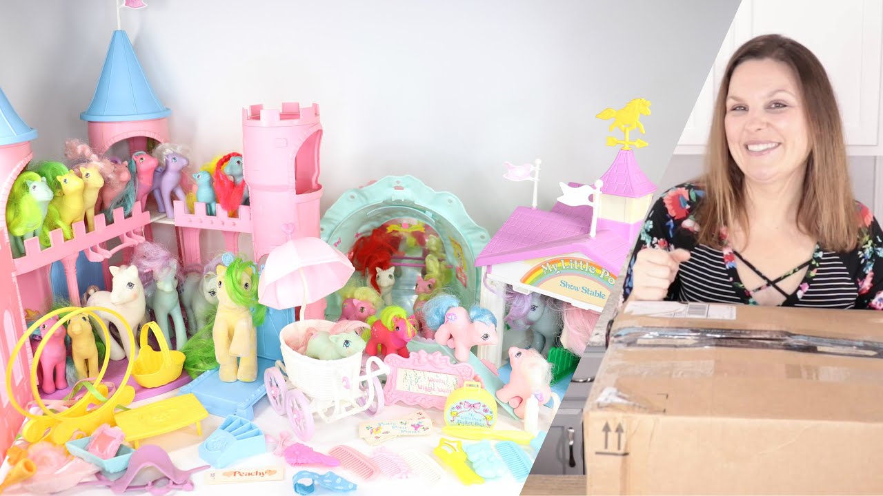 Huge Vintage 80s My Little Pony Mail Unboxing Video - Multiple Sets - Flutter Ponies & More! G1 MLP