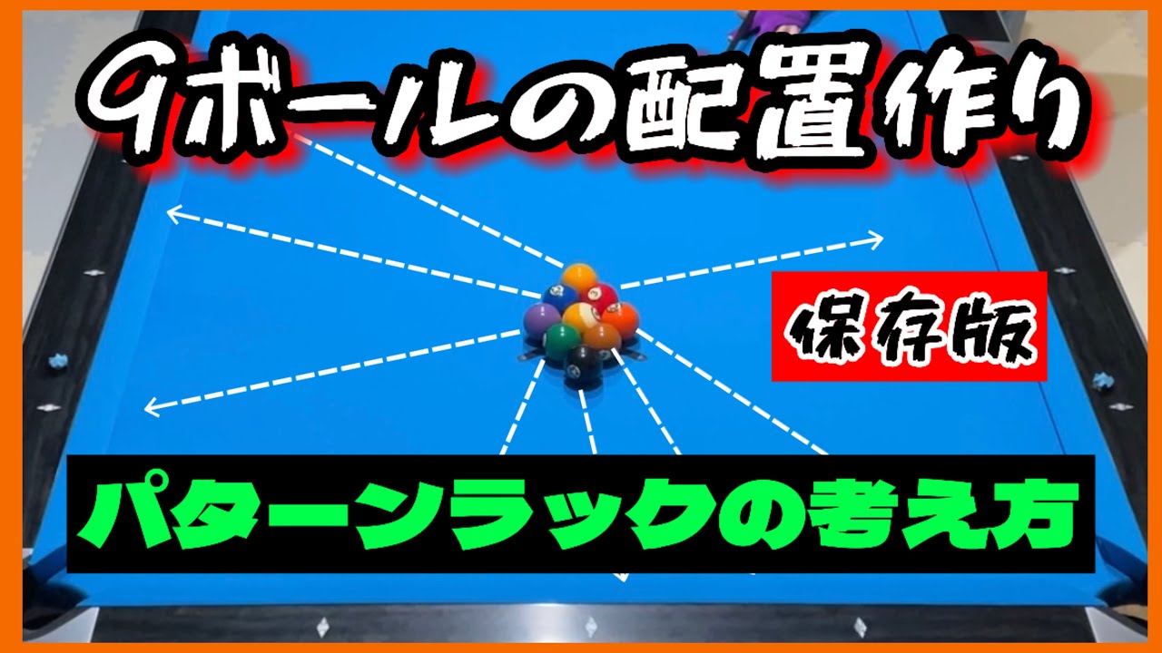 【ビリヤード】マス割り量産の為の1歩【初心者～中級者向け】