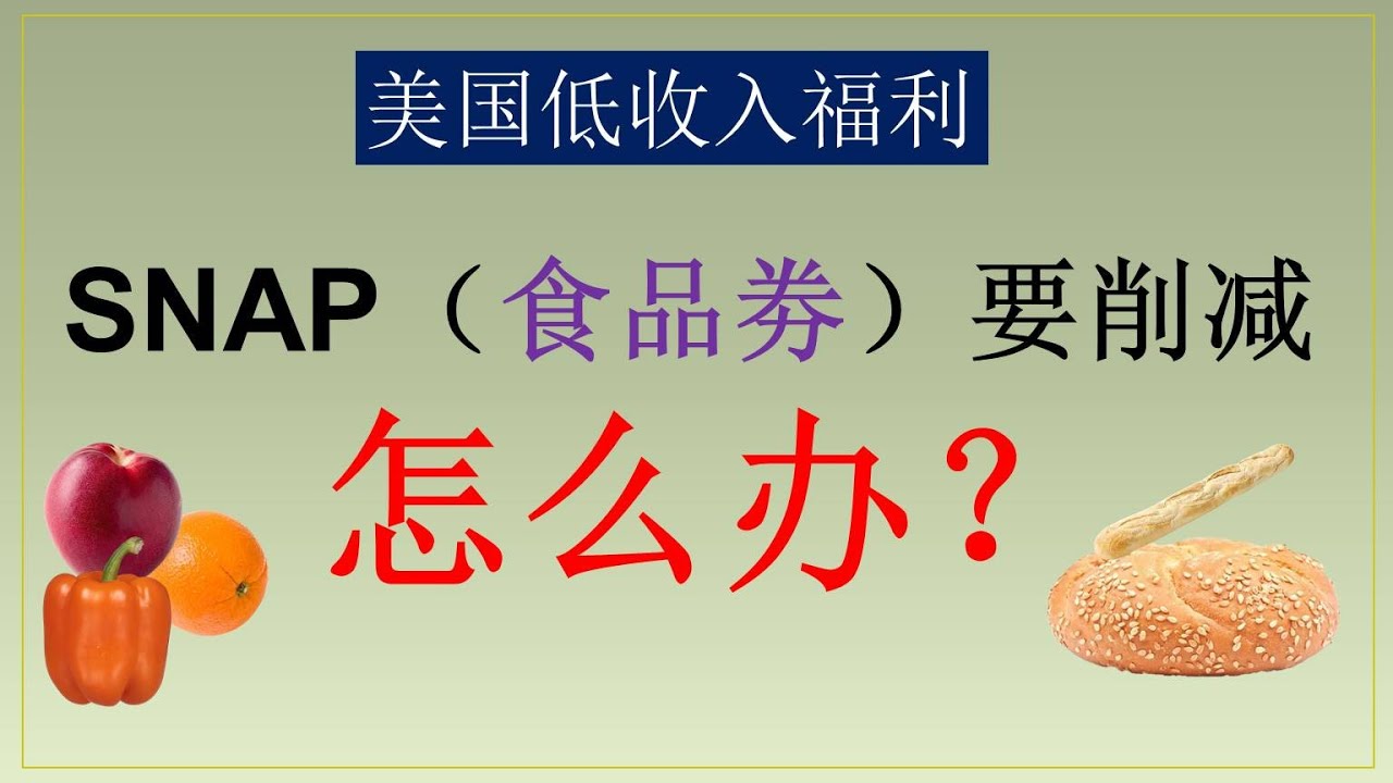 SNAP (食品劵) 会被削减，怎样遵循新规则以获得和维持食品劵福利？