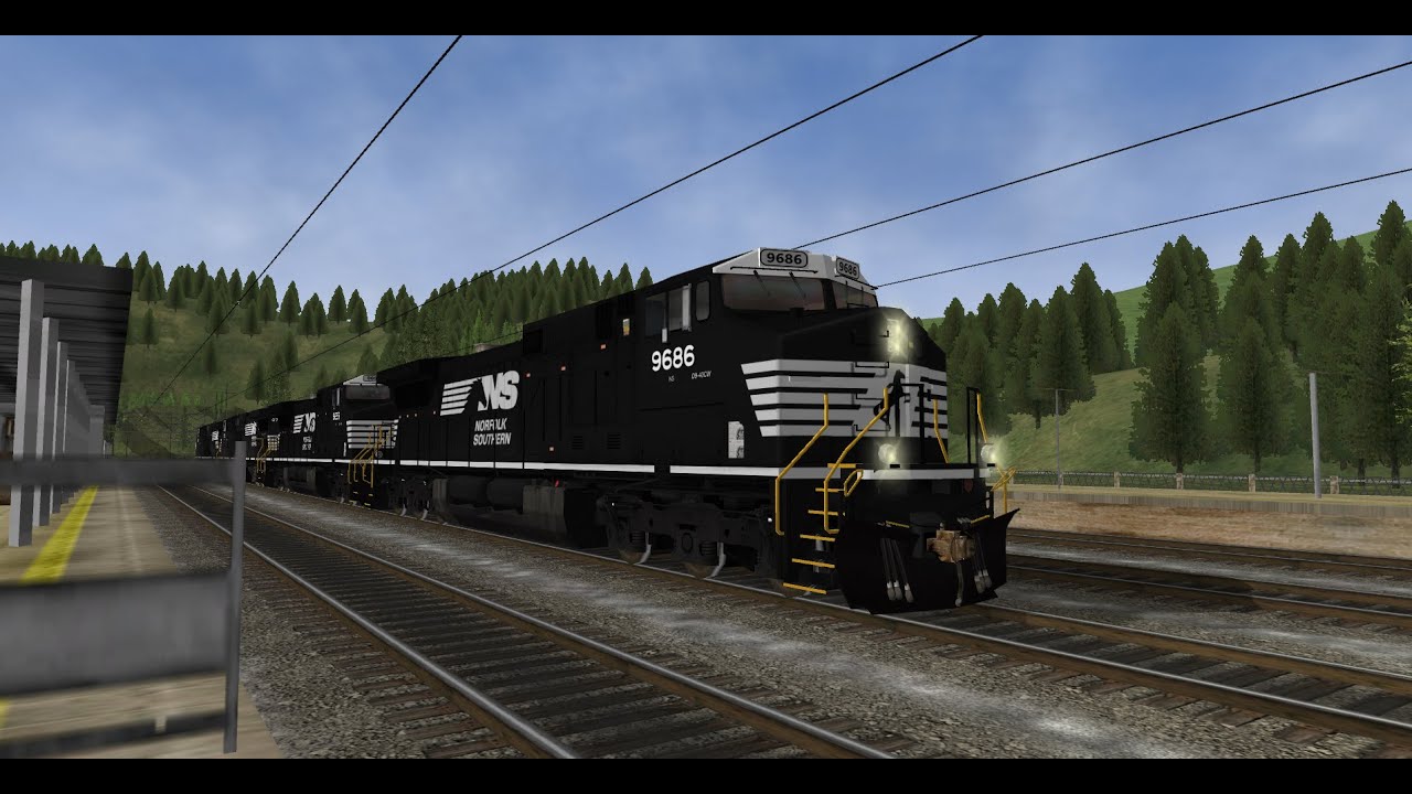 I Made NS C40-9W/C44-9W In ORTS/MSTS