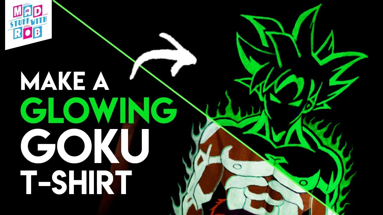 How to Make a Glow in the dark T-shirt | GOKU | In Hindi