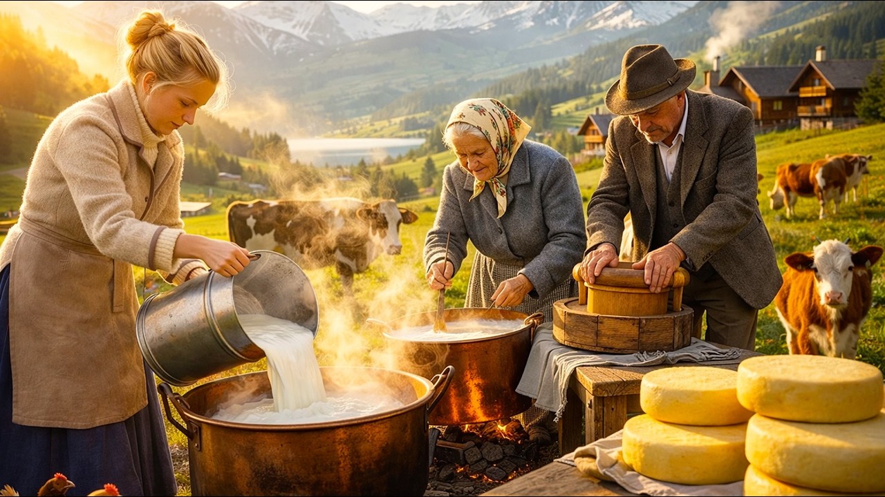 Evening at the Farm: Pressing Fresh Olive Oil | Relaxing Tactile ASMR with Grandparents & Daughter