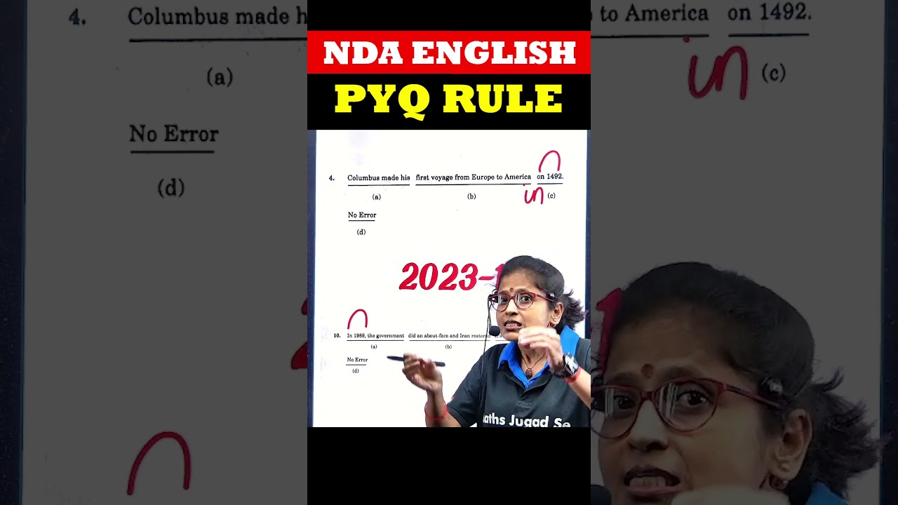 Toppers Wali NDA English Trick! 📖 NDA 2 2025 English 📈 NDA 2 2025 English Tricks  😎 NDA English PYQ