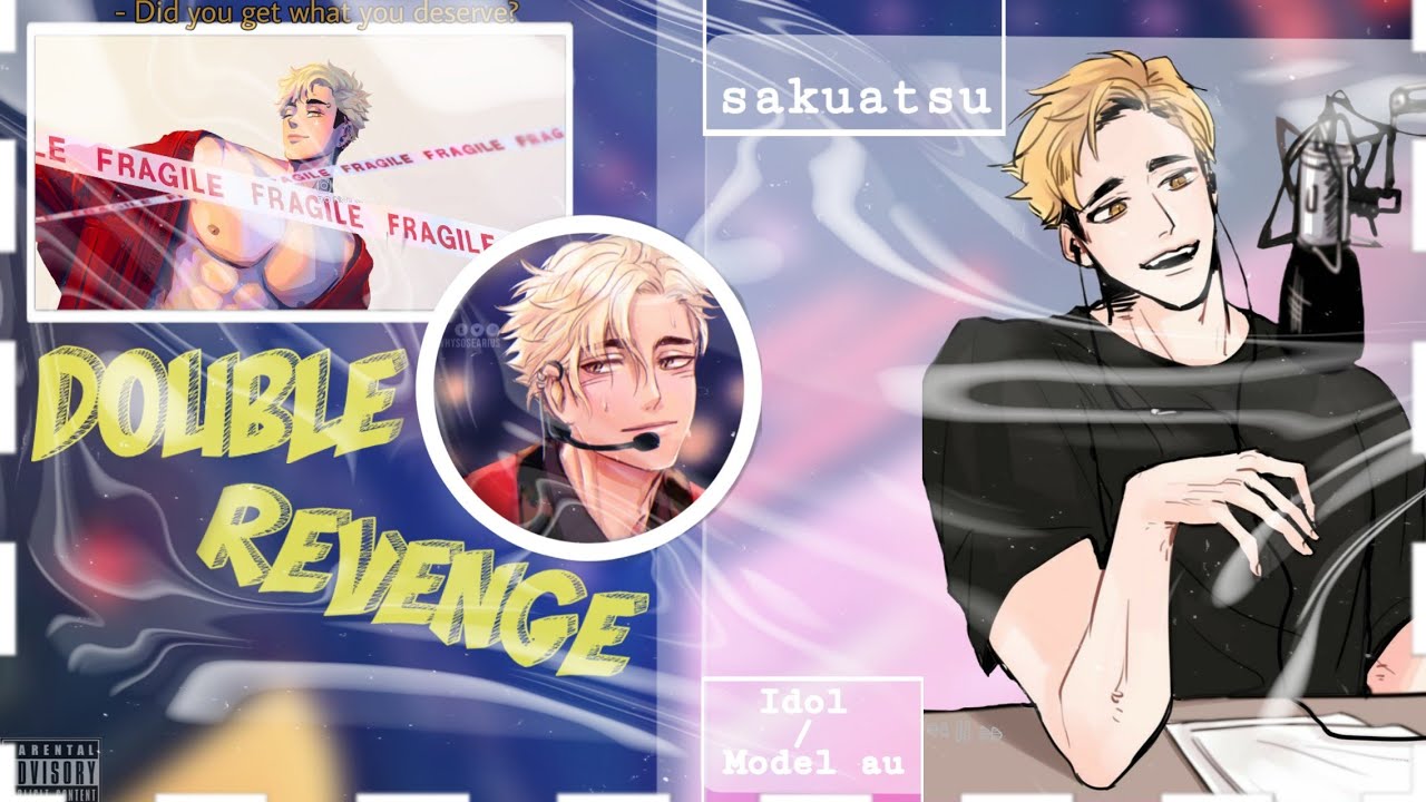 Double cross | sakuatsu oneshot | idol / model au
