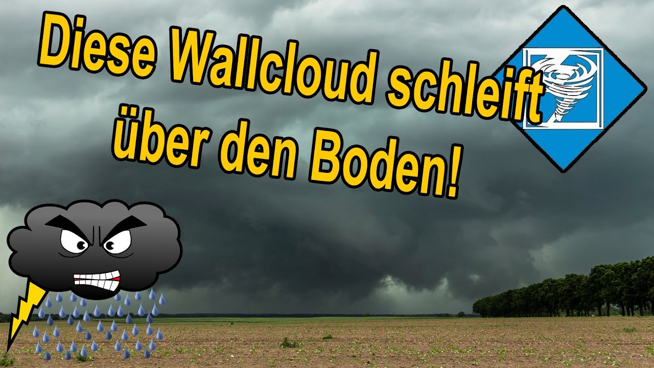 Tief hängende Gewitterzelle und Tornado im Osten Brandenburgs, 20. Mai | Wetteraction 2019