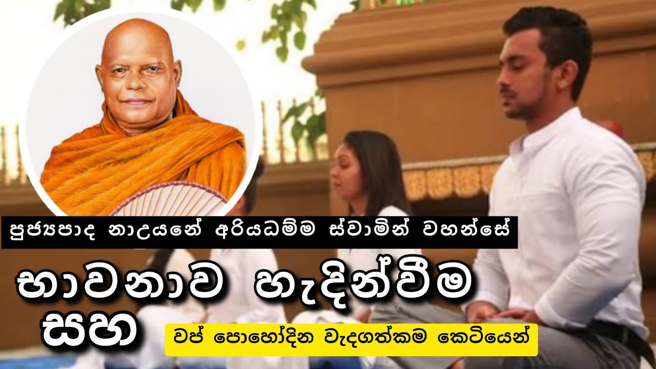 භාවනාව හැදින්වීම සහ වප් පොහෝදින වැදගත්කම |#204වන_දේශනාව | #nauyane_ariyadhamma_thero |2025.12.23