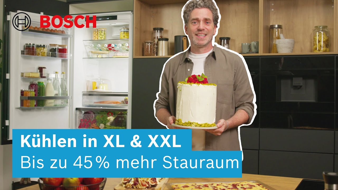 Mehr Platz für Frische: Bosch Einbau-Kühl-Gefrier-Kombination XL & XXL | Bosch Kühlen