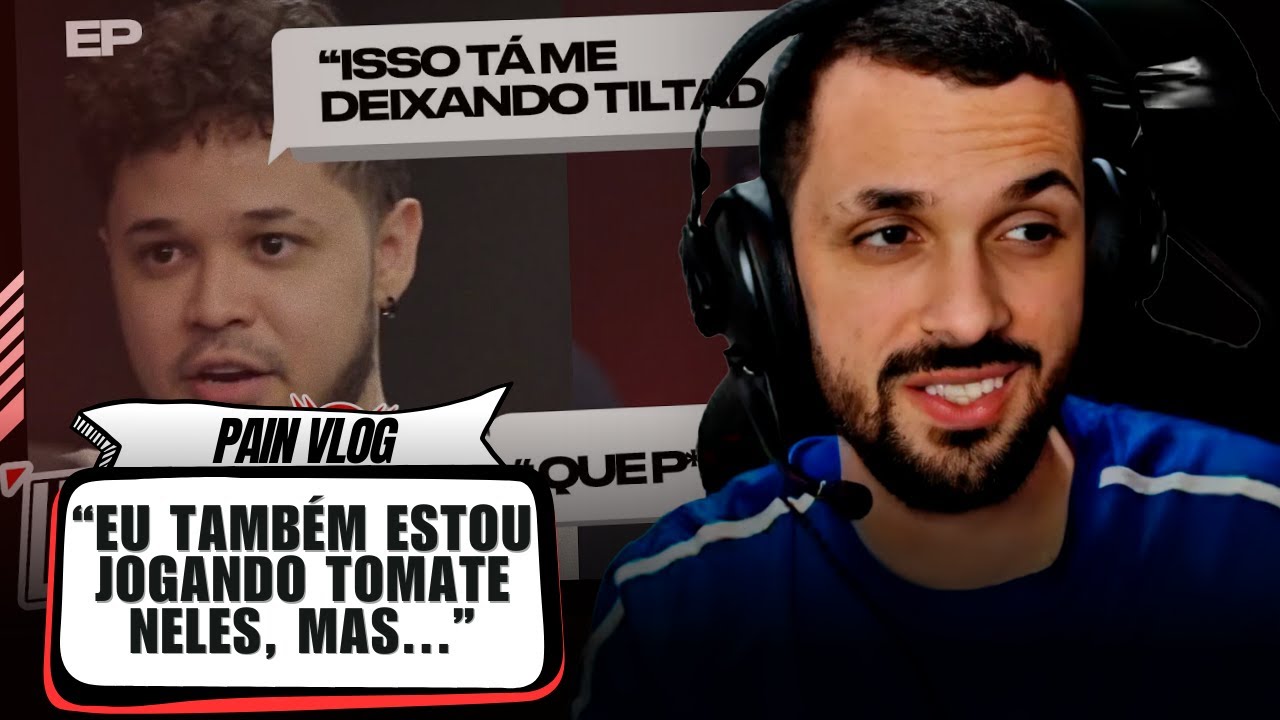TEVE LAVAÇÃO DE ROUPA SUJA NO ELENCO DA PAIN - Reagindo ao vlog da pain | Cortes do dyNquedo
