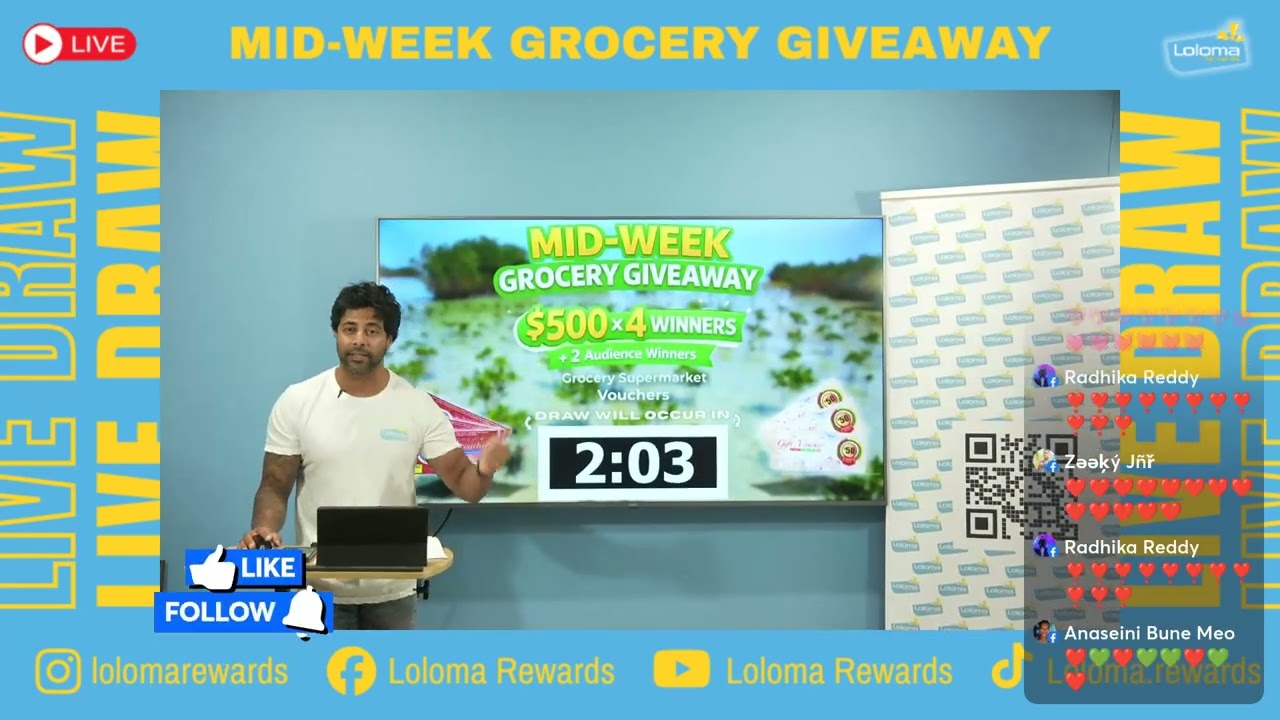 MEMBERS ONLY!! MID WEEK GROCERY GIVEAWAY