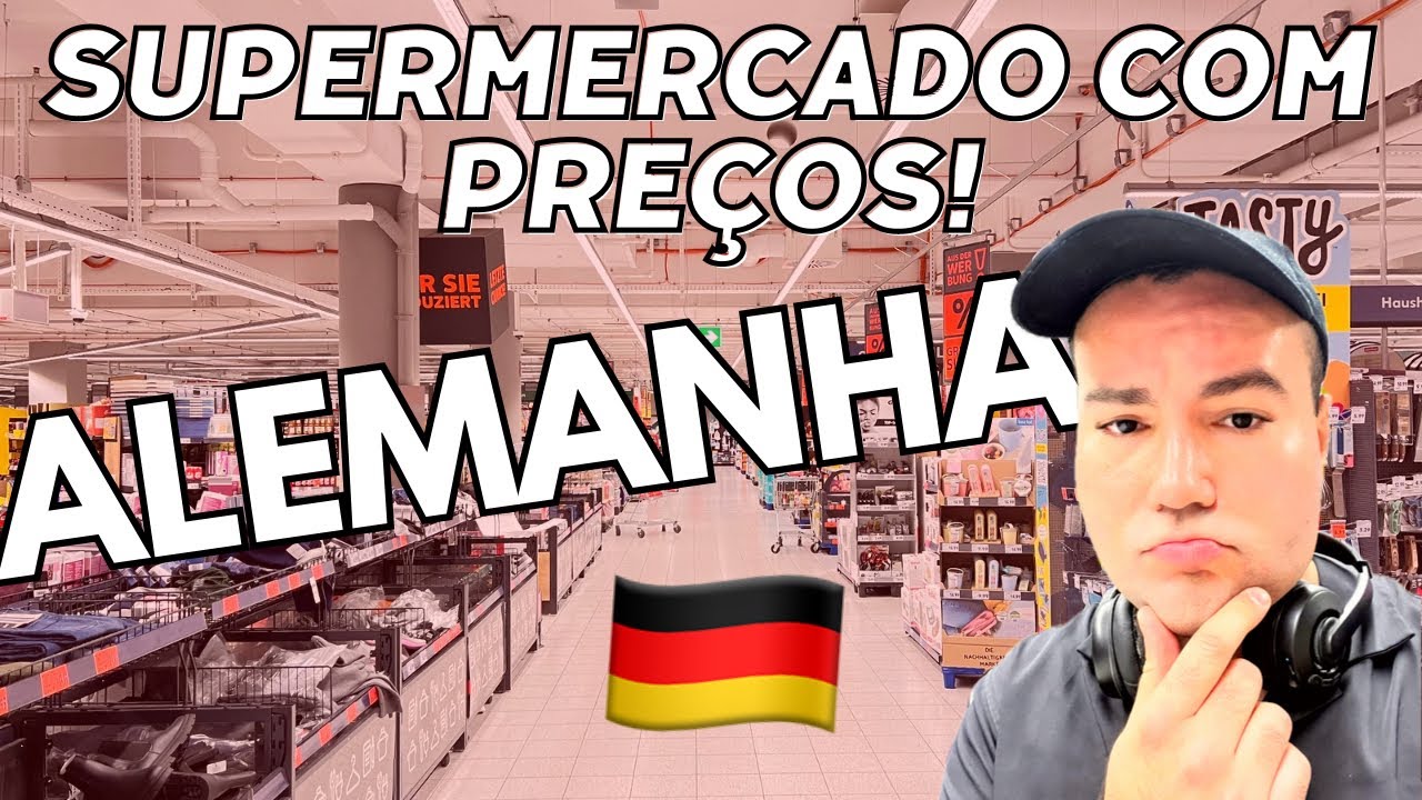 COMO É UM SUPERMERCADO NA ALEMANHA - Com preços!